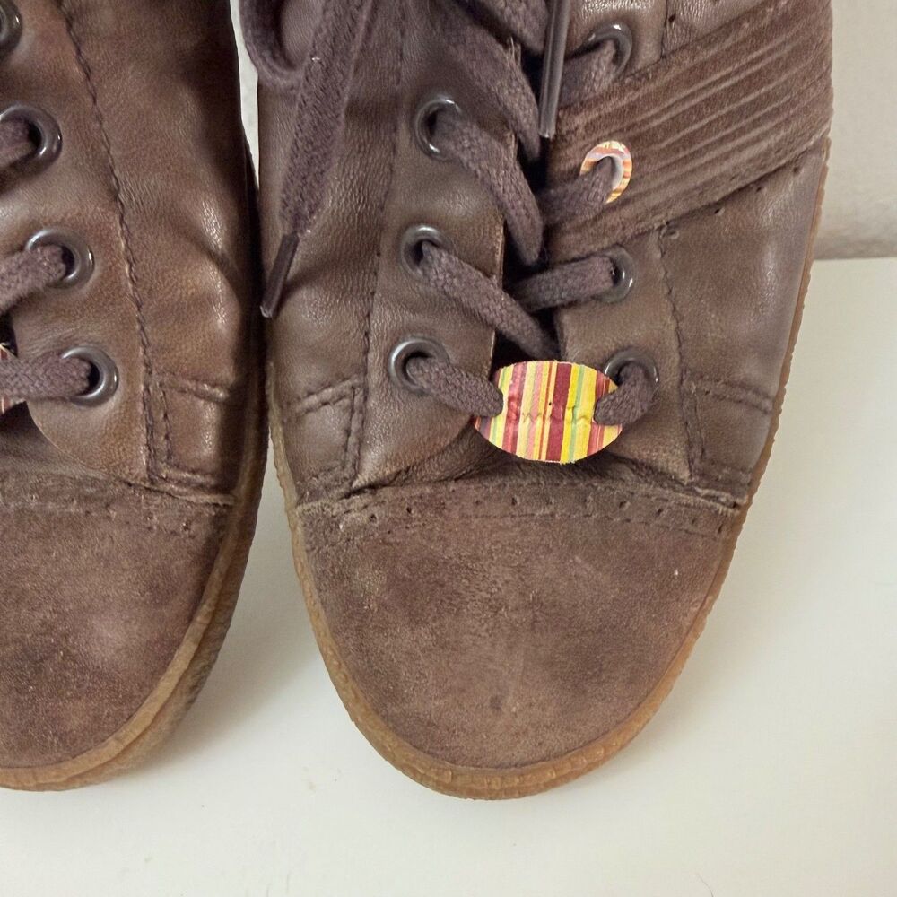 Clearance! Paul Smith West Brown Leather Sneakers Men’s US 9 UK 8 - Picture 7 of 10